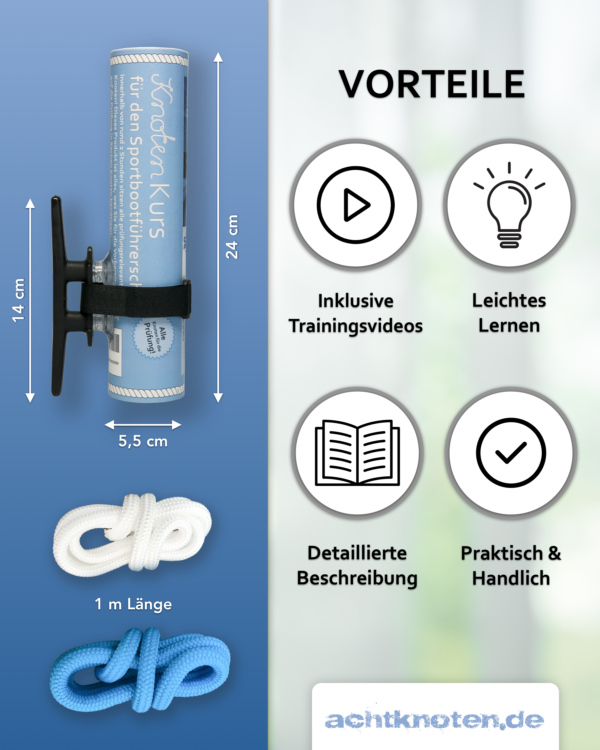 Knotenkurs für den Sportbootführerschein - Vorteile